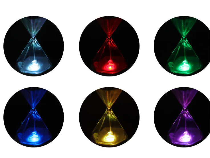 Diamond Hourglass LED Sleeping Lamp – USB Rechargeable Ambient Light