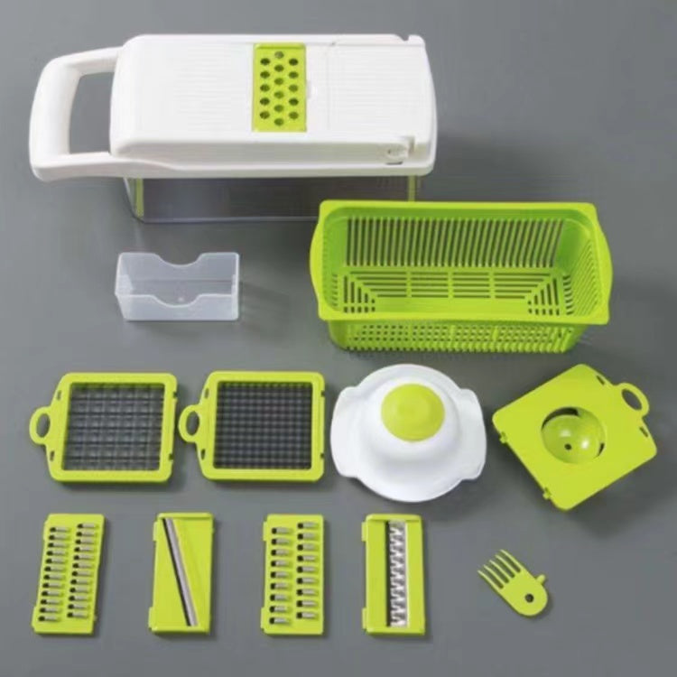 10-in-1 Vegetable Chopper & Slicer – Multi-Blade Kitchen Cutter