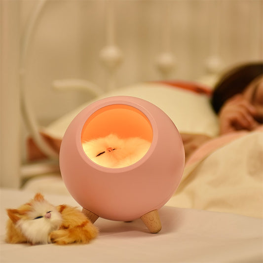 Cat LED Night Light – Stepless Dimming USB Lamp