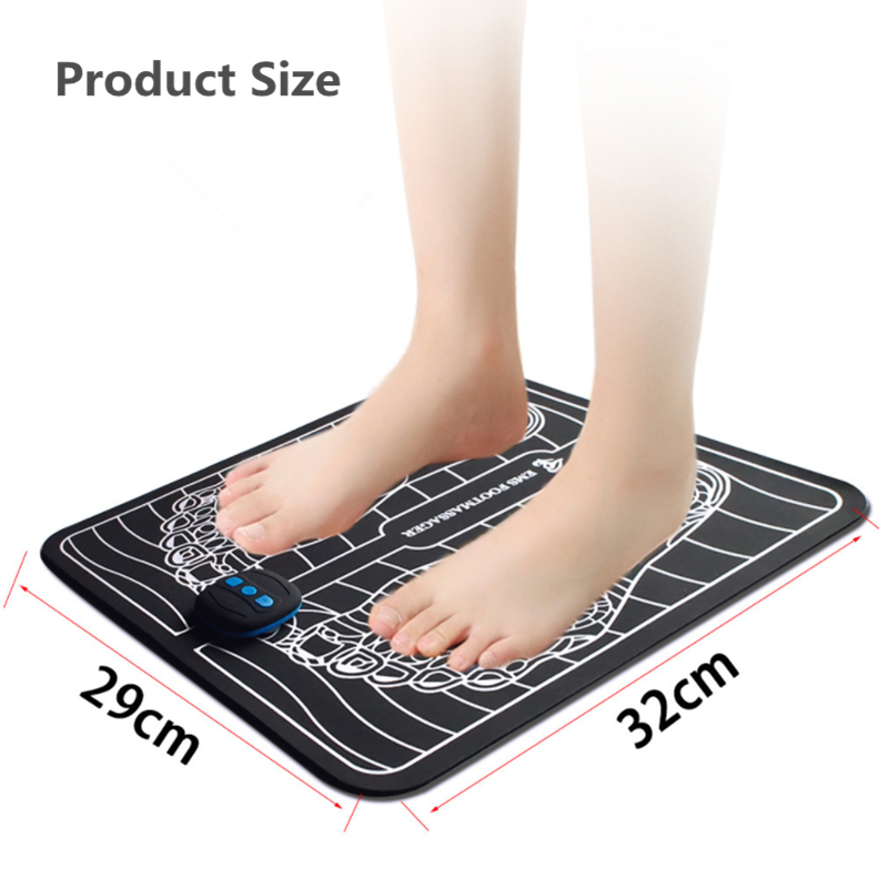 EMS Foot Massager – Portable Electric Reflexology Pad for Pain Relief & Circulation