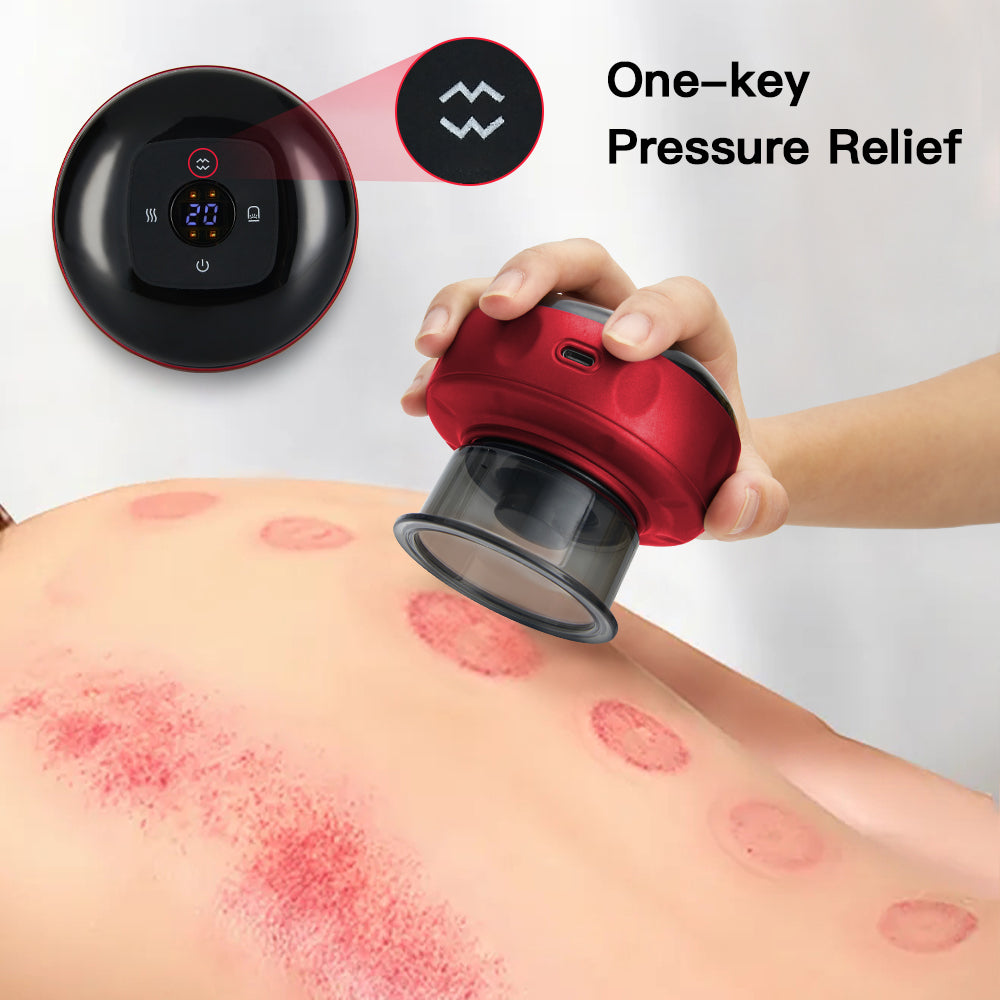 Anti-Cellulite Therapy Massager – Cupping, Scraping & Red Light Device