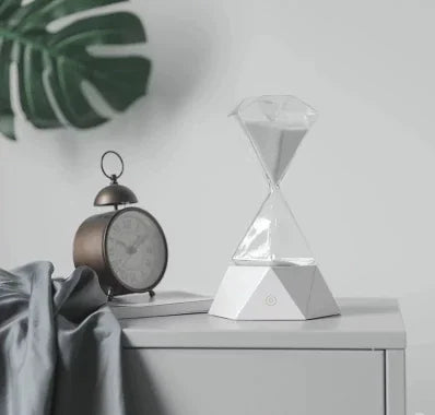 Diamond Hourglass LED Sleeping Lamp – USB Rechargeable Ambient Light