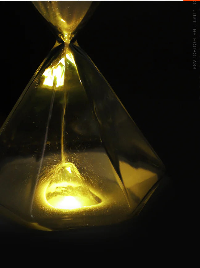 Diamond Hourglass LED Sleeping Lamp – USB Rechargeable Ambient Light