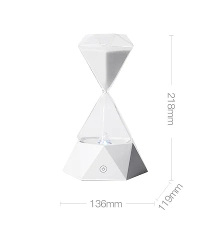 Diamond Hourglass LED Sleeping Lamp – USB Rechargeable Ambient Light