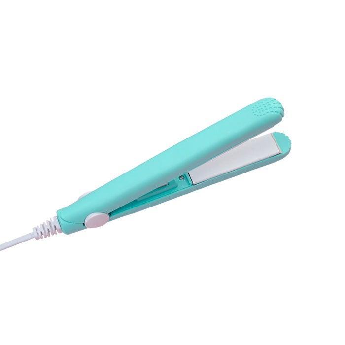 Mini Ceramic Hair Straightener & Curler – Portable Dual Voltage Styling Tool